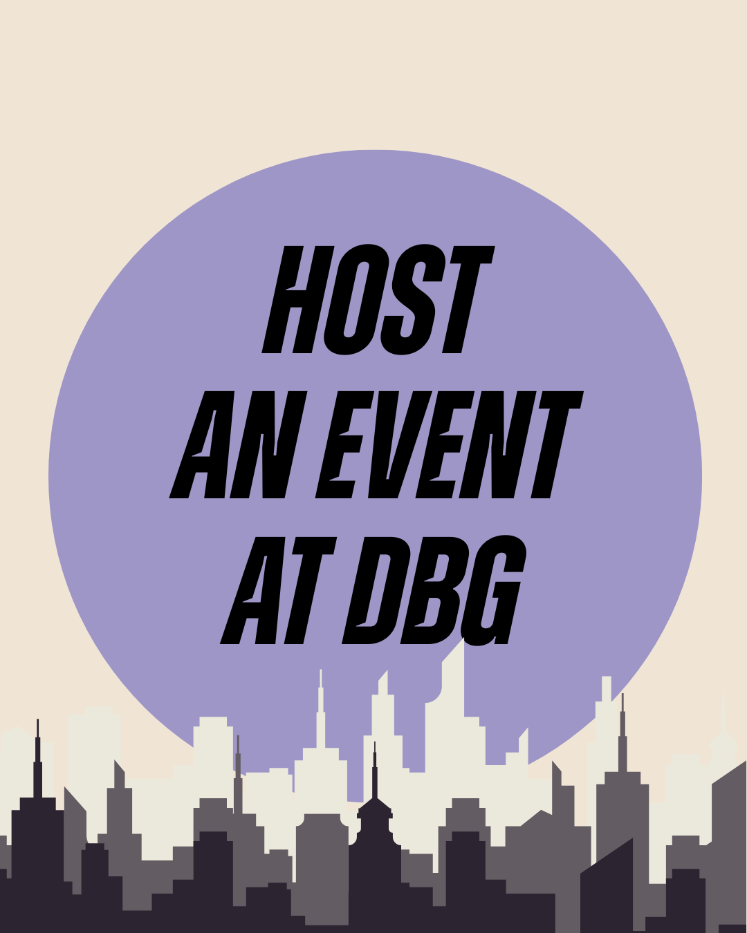 Host An Event At DBG